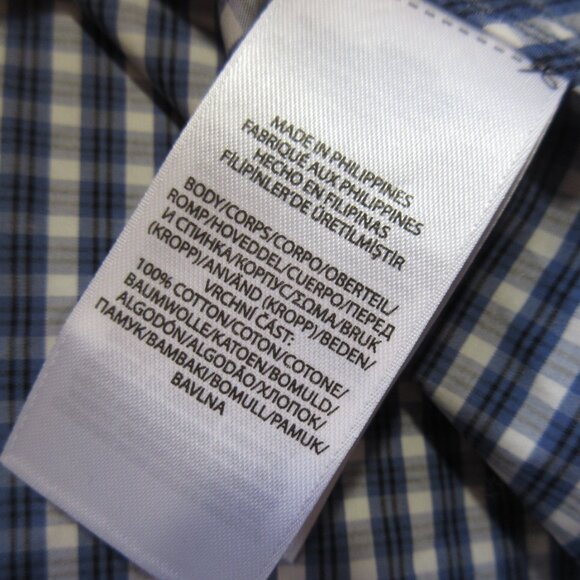 Polo Ralph Lauren Wrap Midi in Blue White Gingham Cotton Dress 6 $298 - Picture 5 of 8